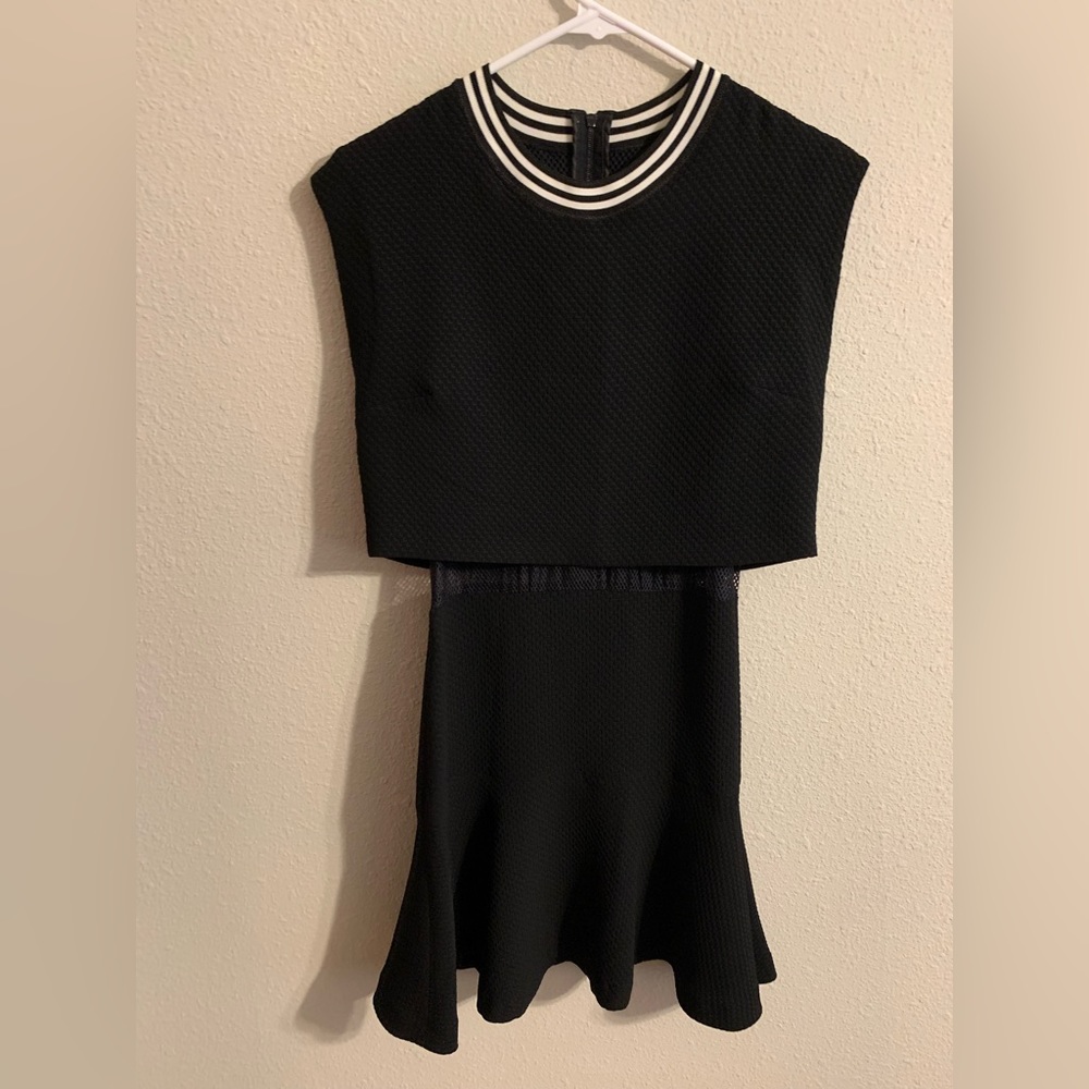 Sandro dress black and white size S